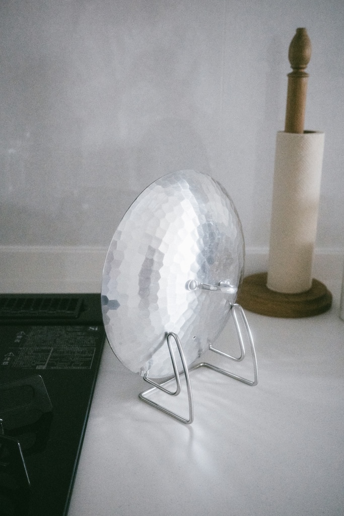 CB JAPAN簡約小巧省空間直立式不鏽鋼鍋蓋架