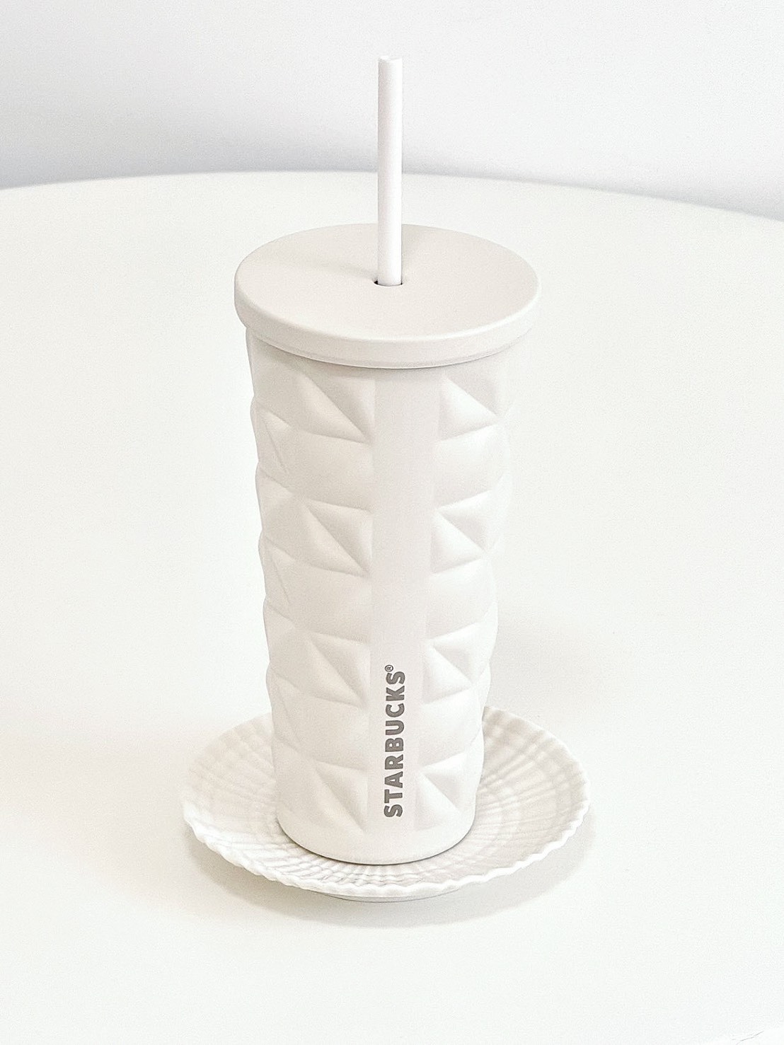 STARBUCKS 星巴克 浪漫海洋系列 珠光白 保溫杯 700ML