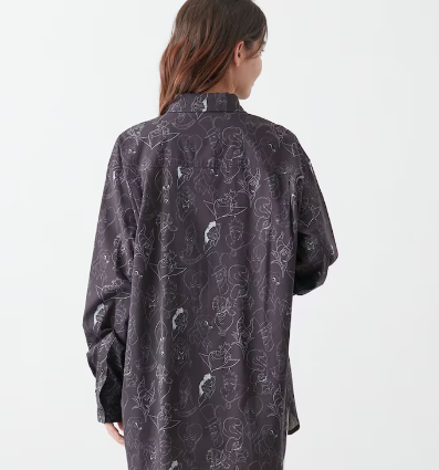 [代購][預訂] DISNEY HALLOWEEN 表情印花襯衫 ユニセックスフェイスプリントシャツ