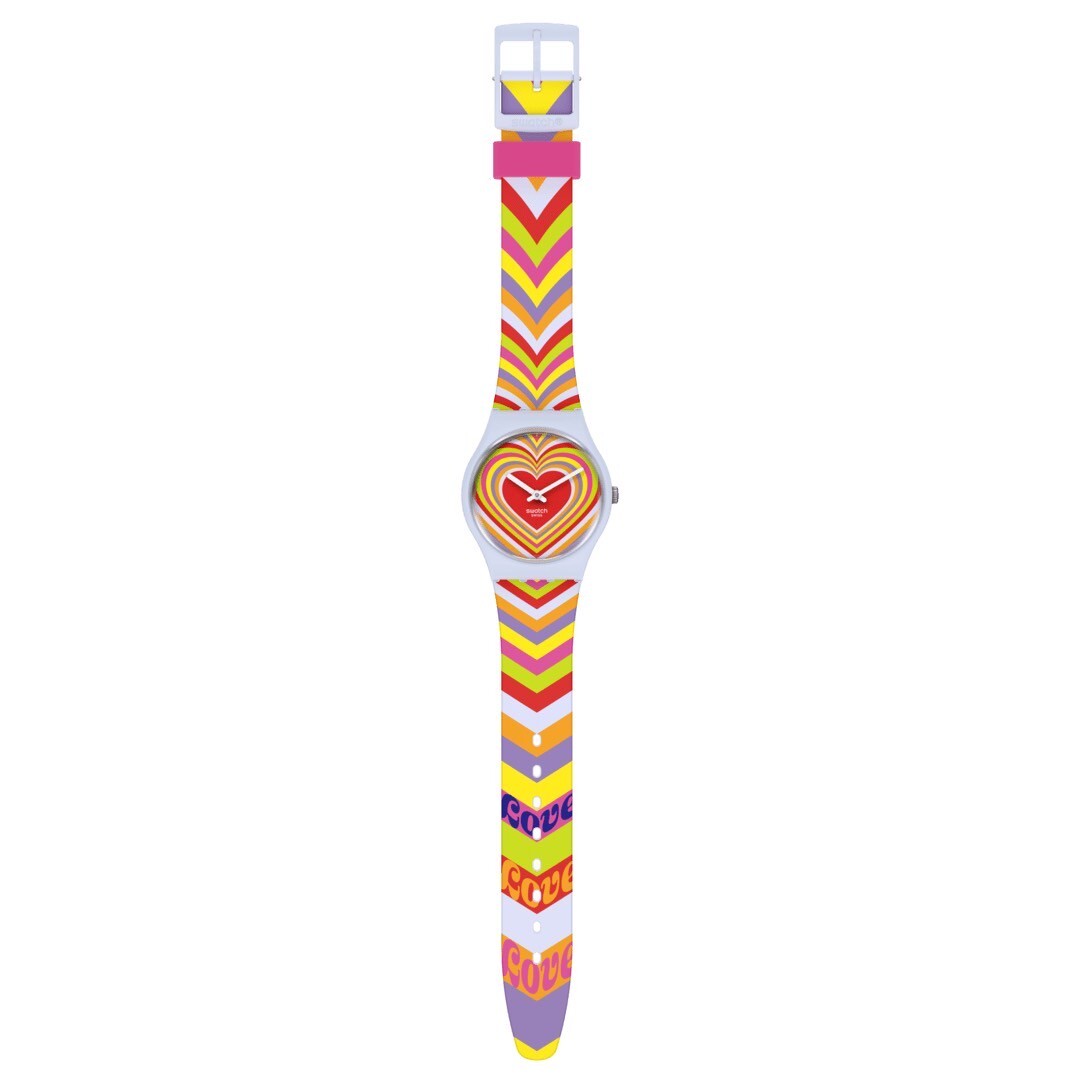 【Swatch】GROOVY LOVE SO31S100 34mm  Modern Watch