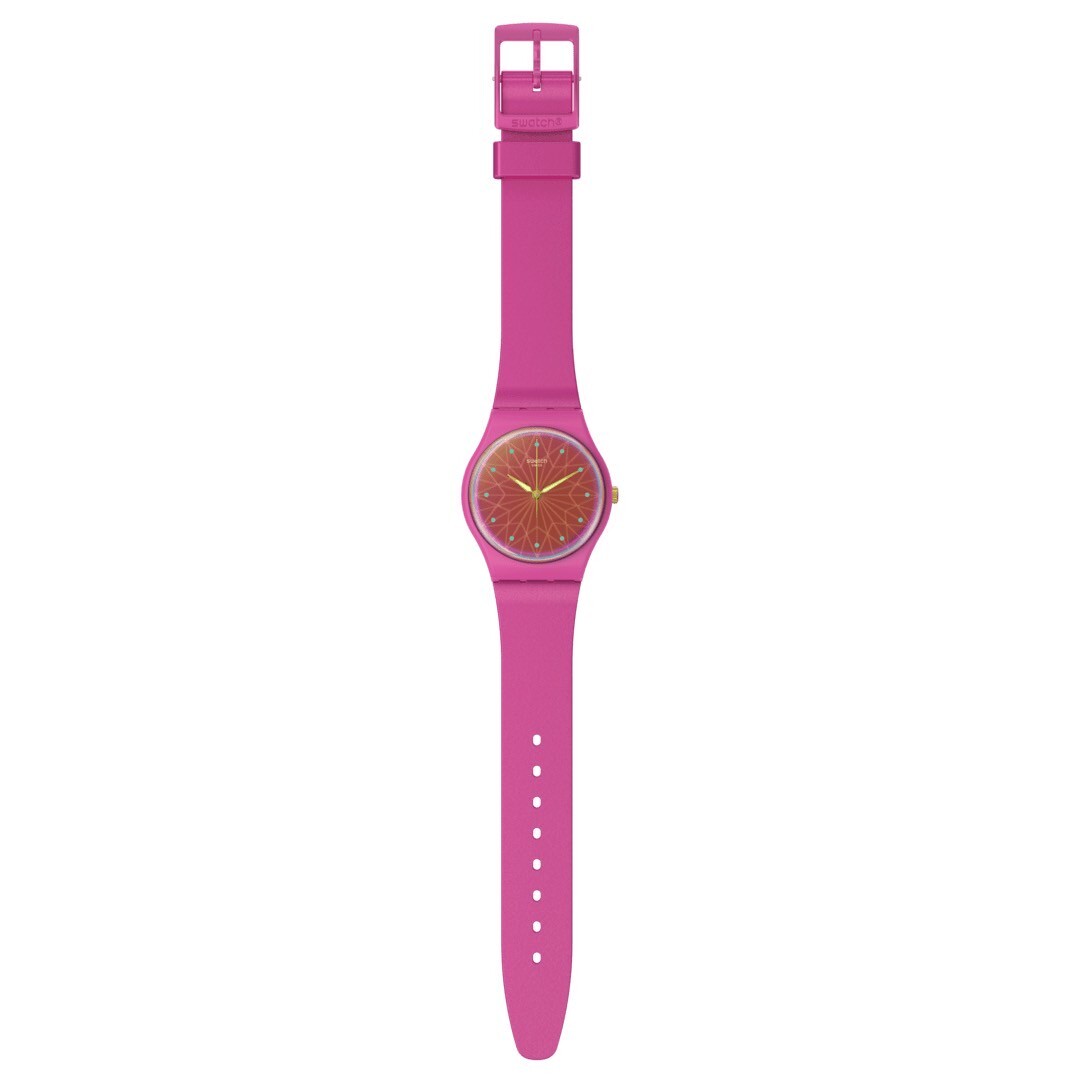 【Swatch】FANTASTIC FUCHSIA SO28P110 34mm  Modern Watch