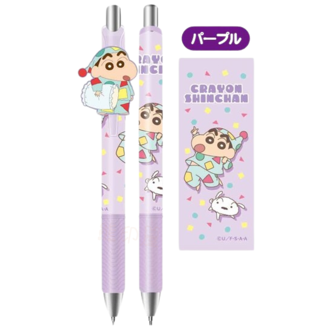 蠟筆小新睡衣款紫色原子筆 (平行進口)