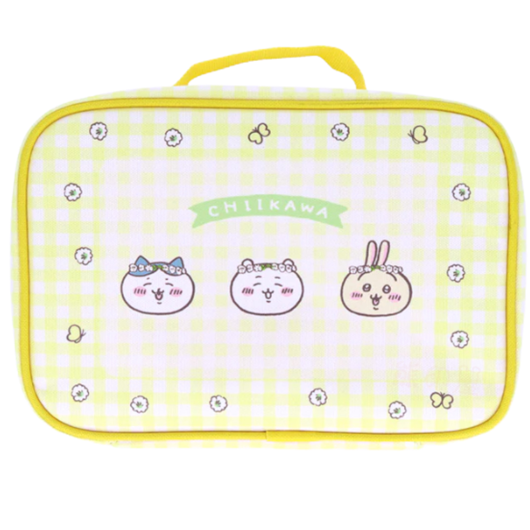 Chiikawa 化妝品包萬用收納袋 旅行便攜 (黃)