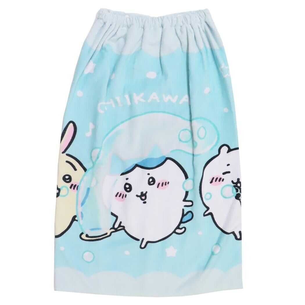 Chiikawa趣味泡泡款包巾浴巾毛巾80cm