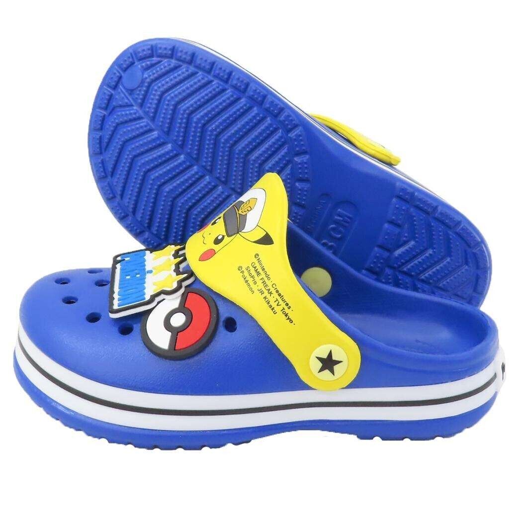 比卡超寵物小精靈寶可夢兒童洞洞涼鞋(18cm) (平行進口)