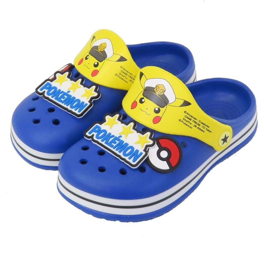 比卡超寵物小精靈寶可夢兒童洞洞涼鞋(18cm) (平行進口)