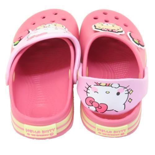 Hello Kitty兒童洞洞涼鞋(18cm)  (平行進口)