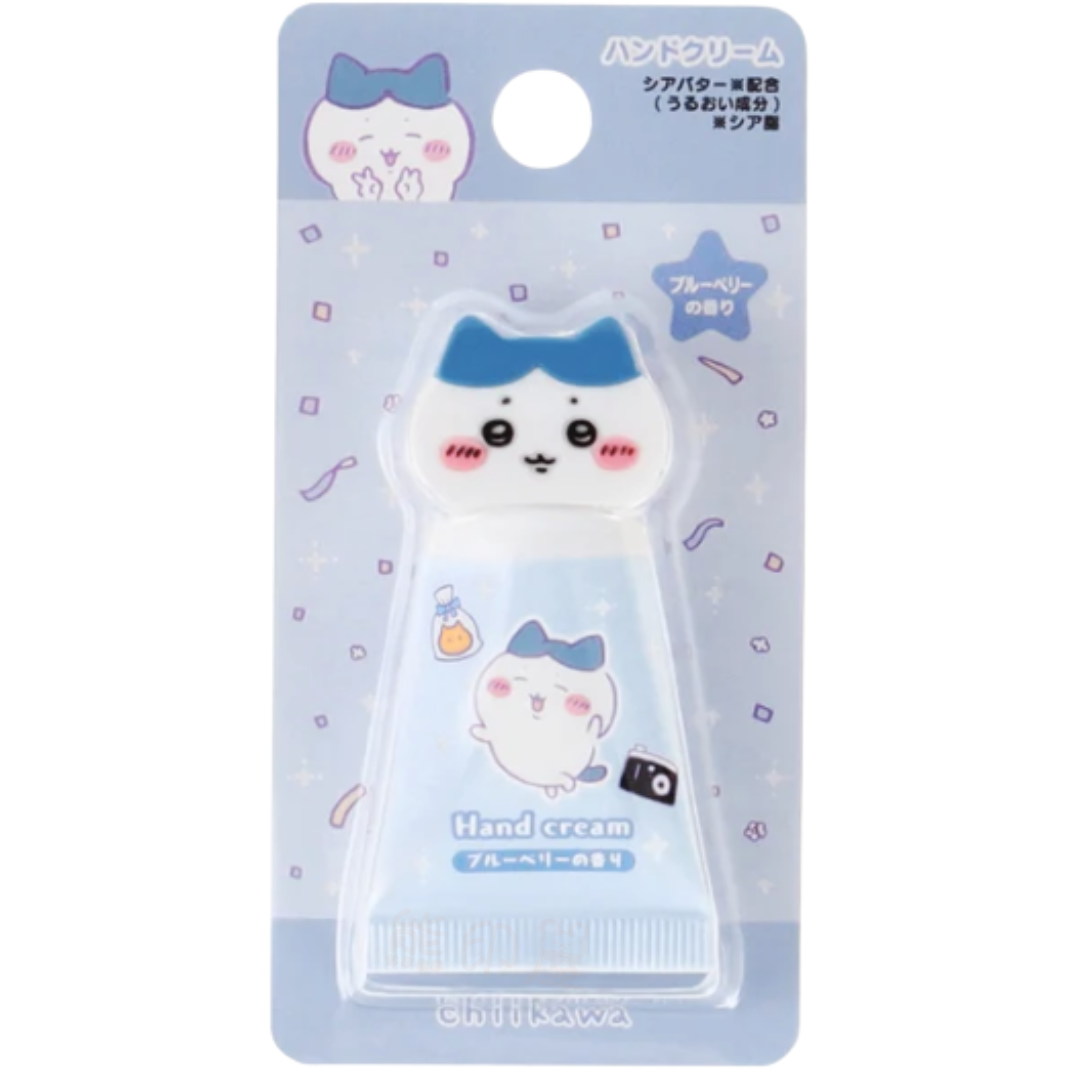 Chiikawa 小八貓 藍莓香味 立體公仔迷你便攜護手霜