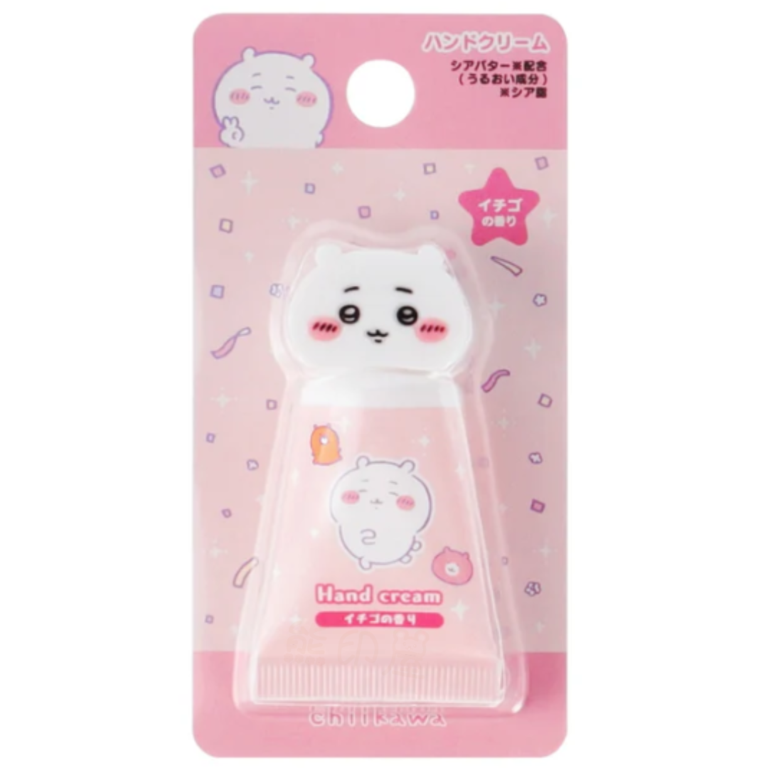 Chiikawa 吉伊卡哇 草莓香味 立體公仔迷你便攜護手霜