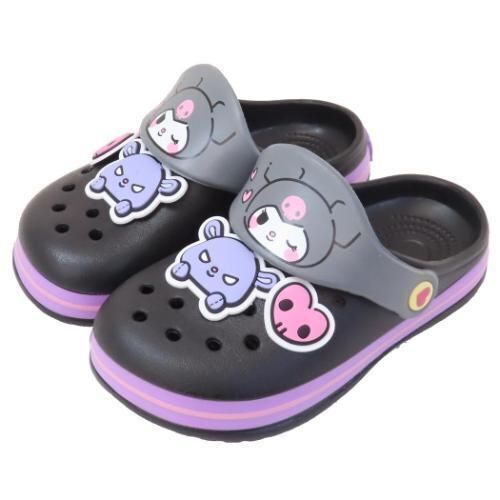 Kuromi兒童洞洞涼鞋(16cm)(平行進口)