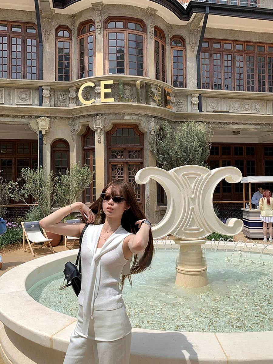 減齡學院感 背心+披肩(2件組)