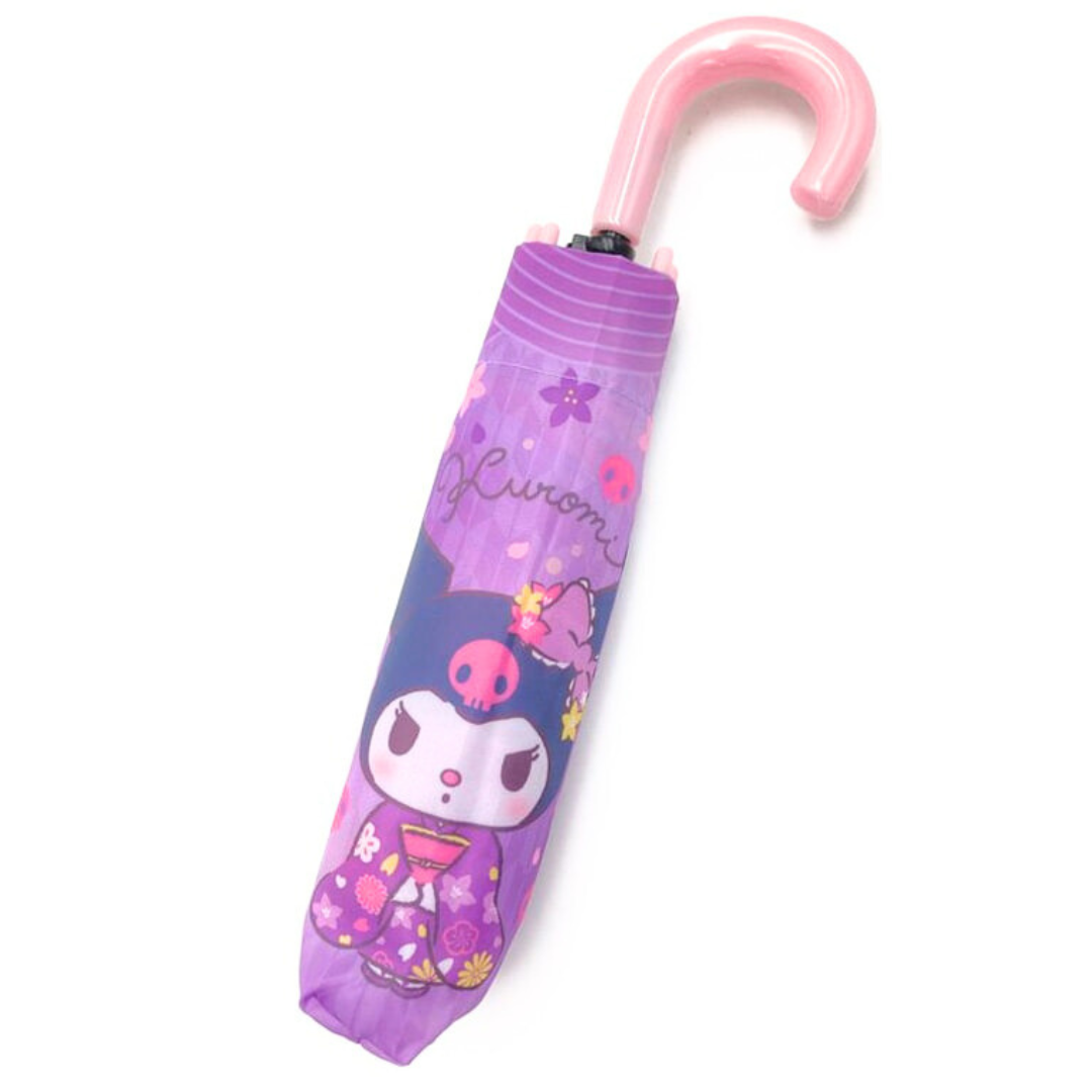 Kuromi和服縮骨遮雨傘(53cm)