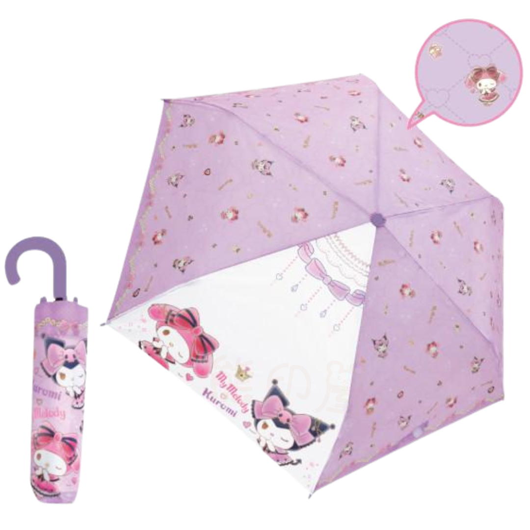 Kuromi My Melody 縮骨遮雨傘 (53cm)