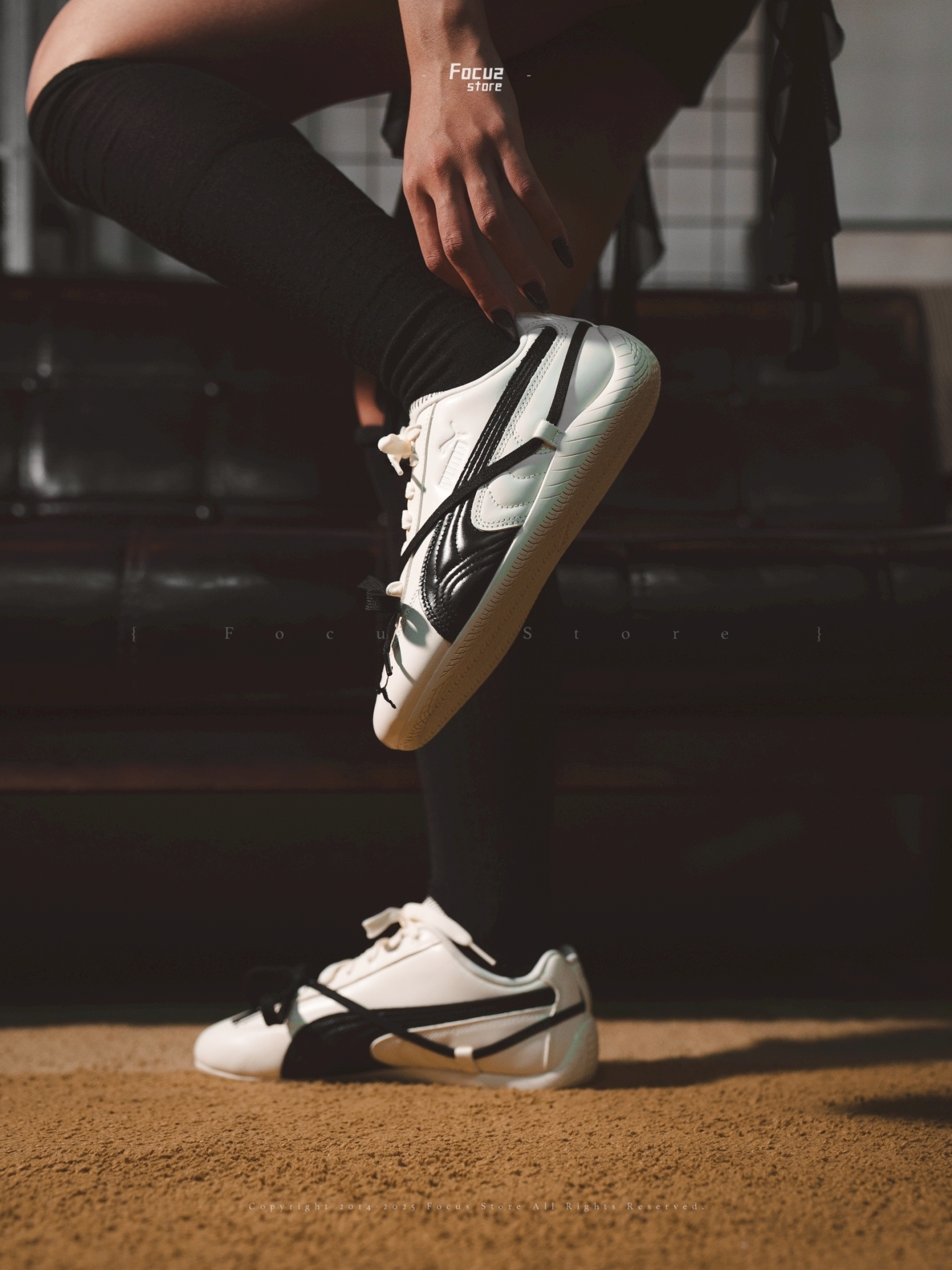 【Focus Store】預購 Rosé x Puma Speedcat Premium LEA "White/Black" 米白黑 404390-01