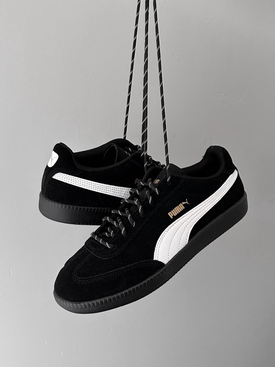 PUMA 9-T SUEDE 黑白麂皮