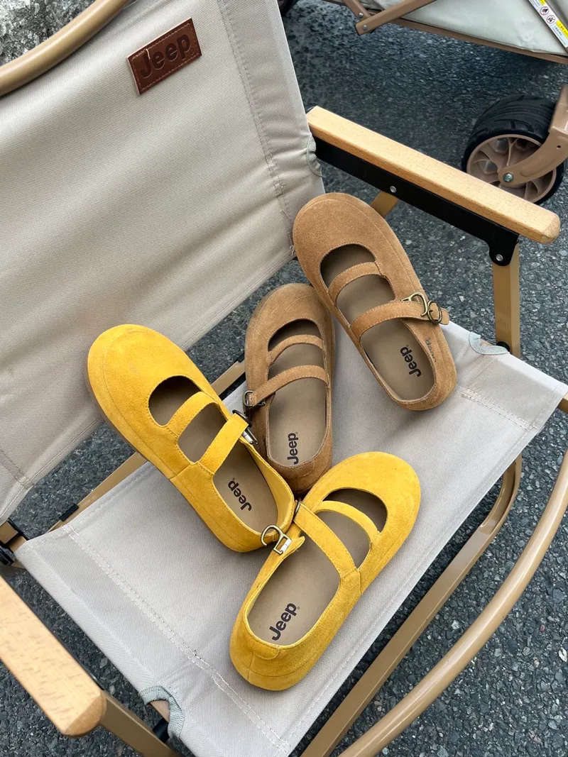 JEEP MARY JANE 輕便涼鞋 大地色系 女鞋