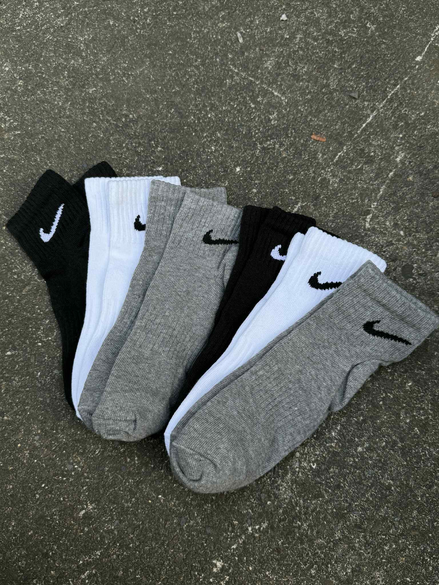 Nike 基本短襪 黑灰白三色 sx7677-964