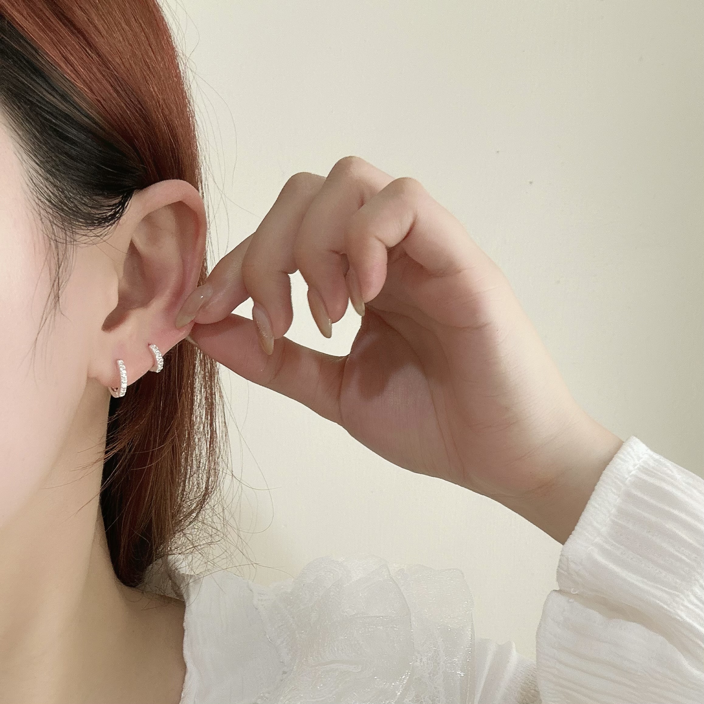 排鑽系列純銀易扣