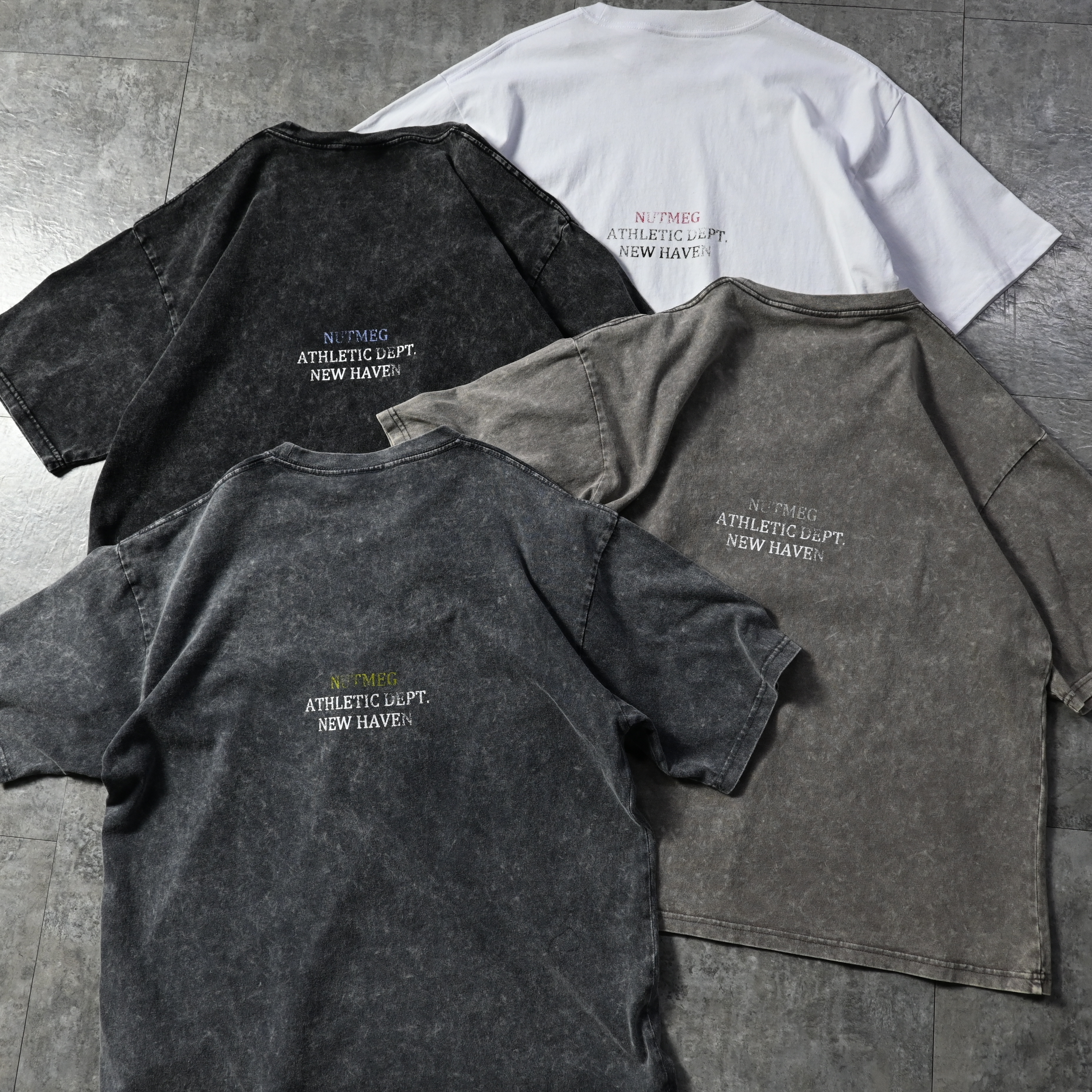 Nutmeg Tokyo Powder Discharge Printing Tee