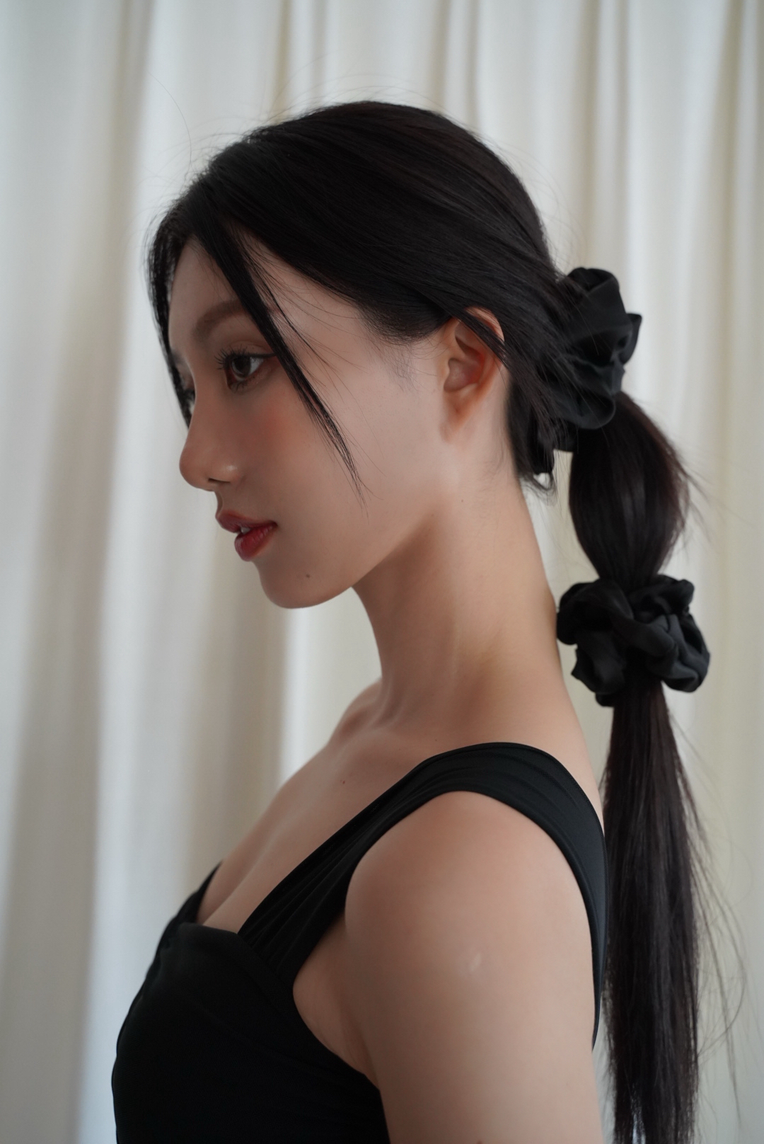 糖霜光澤髮圈組 / 炭焙可可