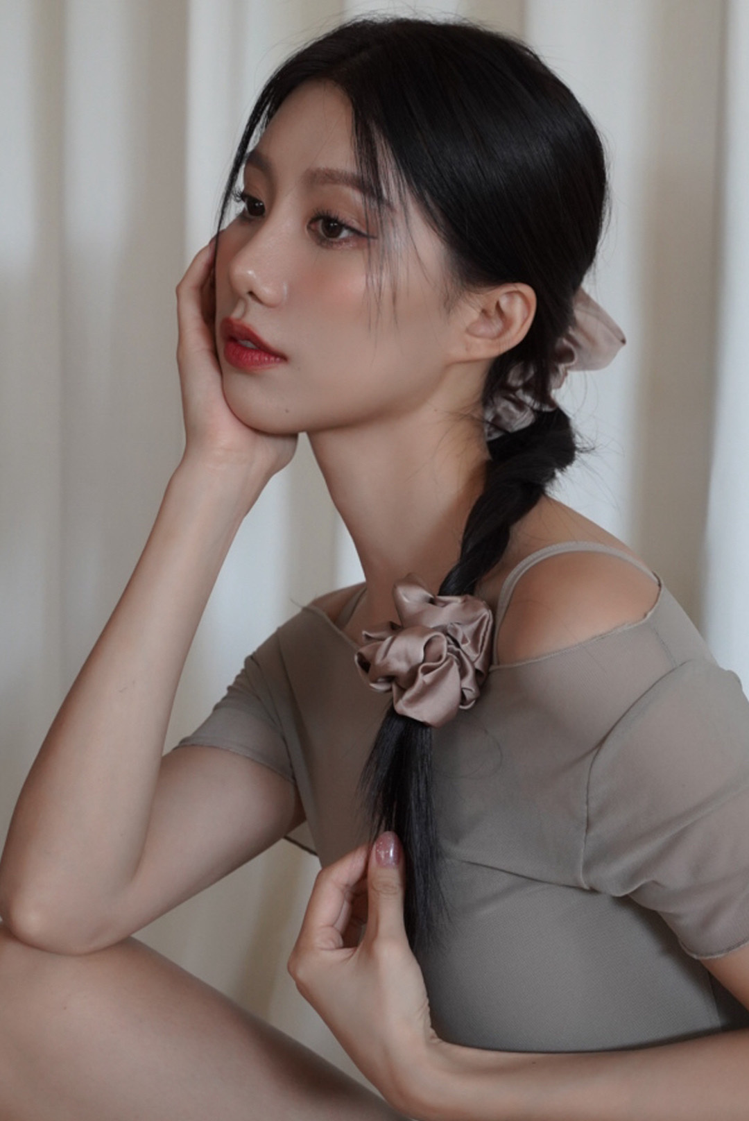 糖霜光澤髮圈組 / 焦糖海鹽