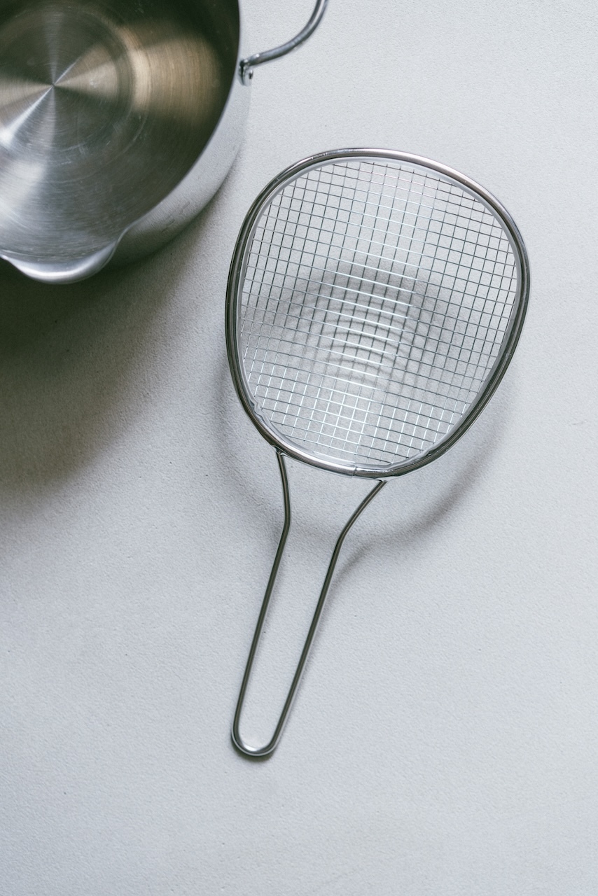 下村企販日本製不鏽鋼大網格橢圓撈網