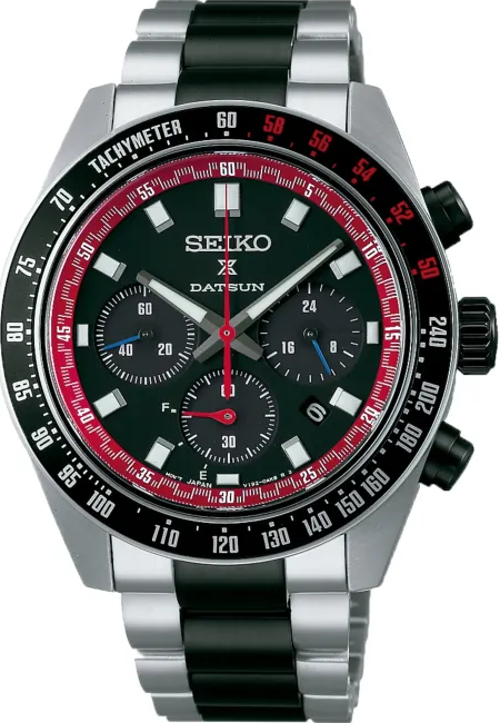 萬年鐘錶 - SEIKO PROSPEX  SPEEDTIMER  太陽能Datsun 240Z特別版三眼計時男錶 SSC957P1 /  V192-0AR0D 錶徑41.4MM