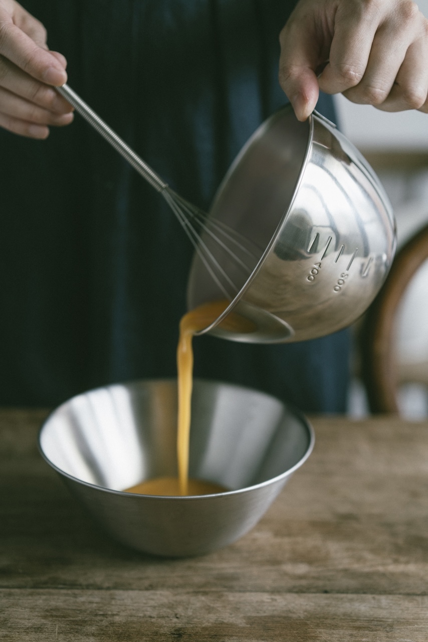 下村企販日本製18-8不銹鋼手持刻度料理碗