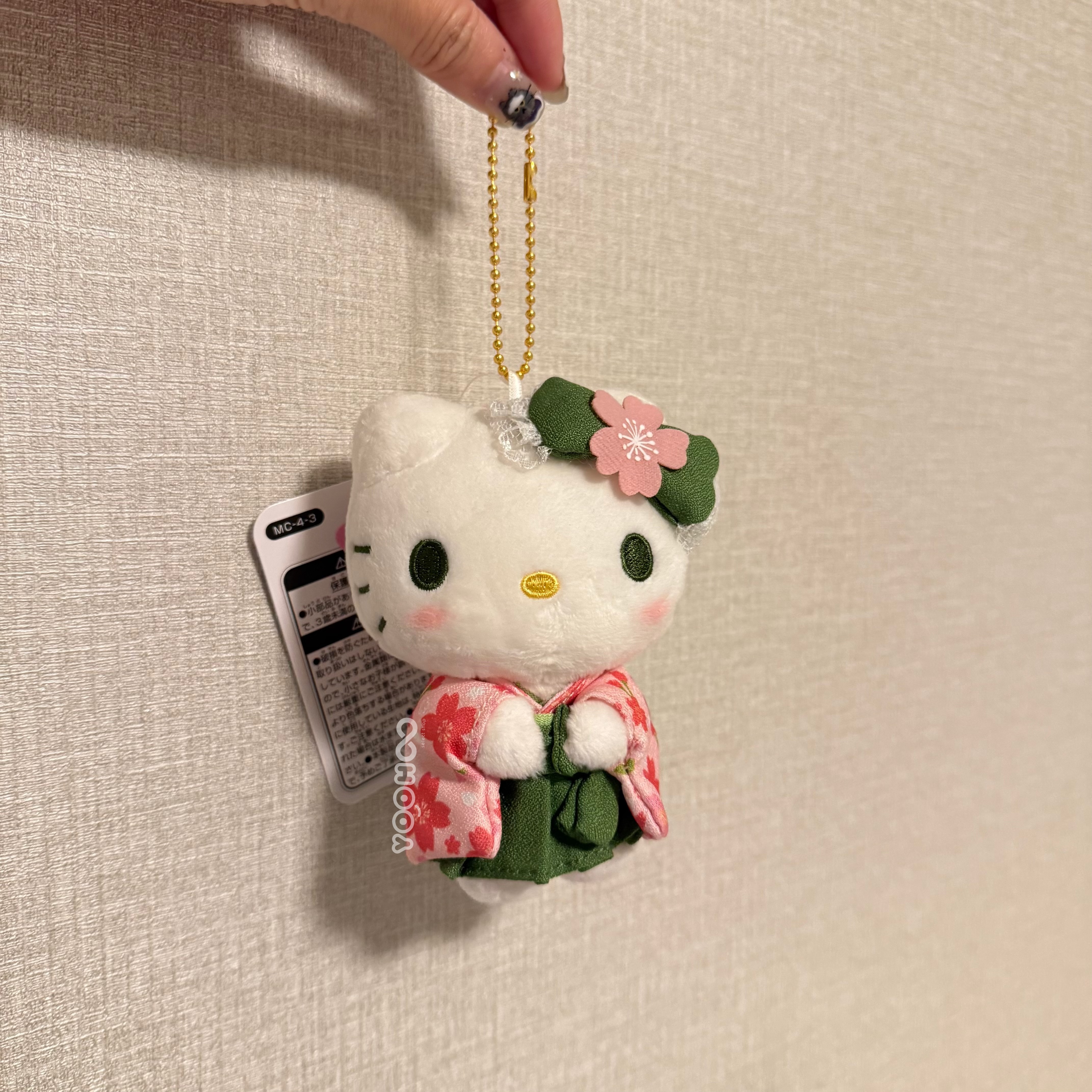 現貨┃日本 京都 KITTY 凱蒂貓 抹茶 和服 吊飾