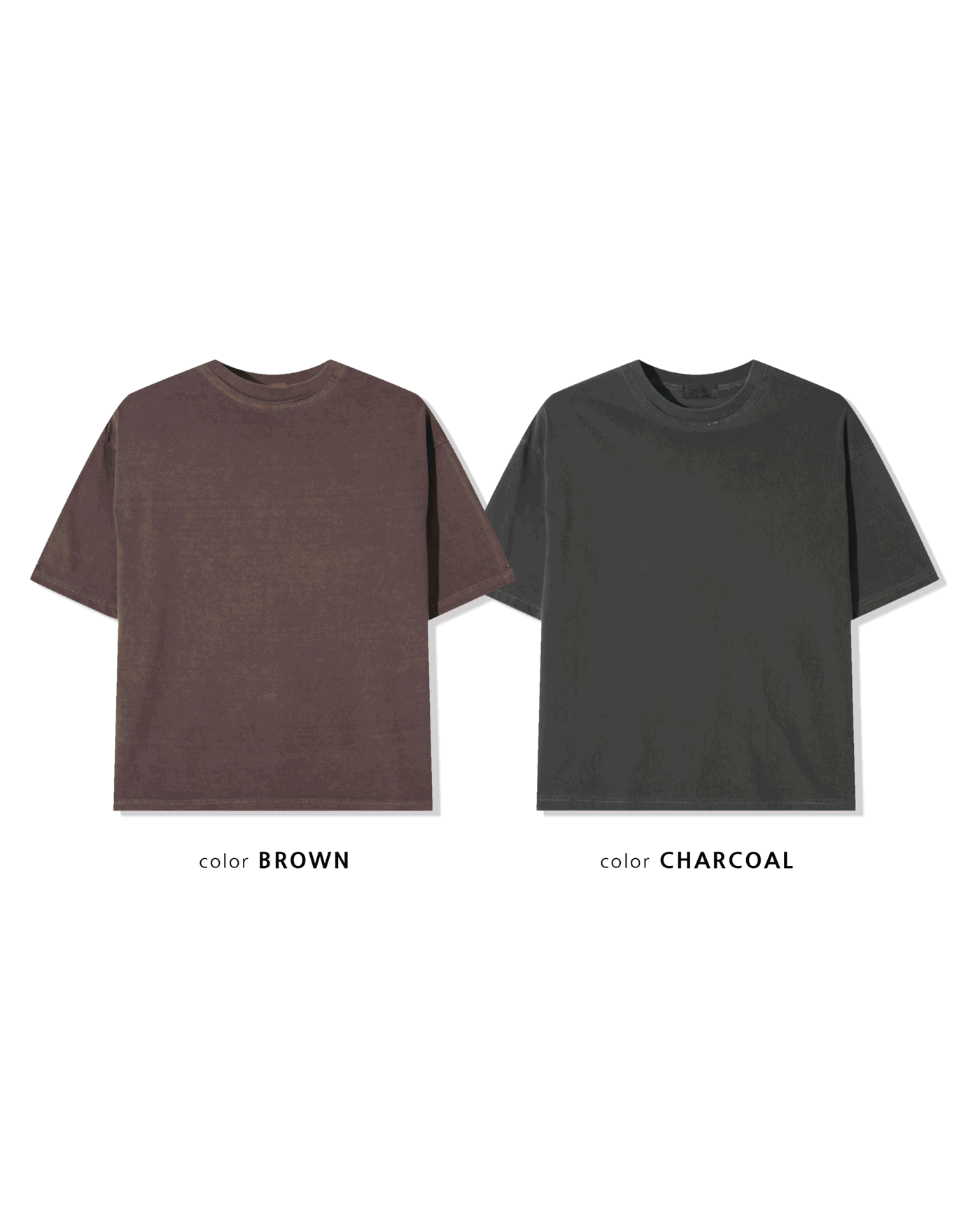 分層領顏料短版短袖上衣