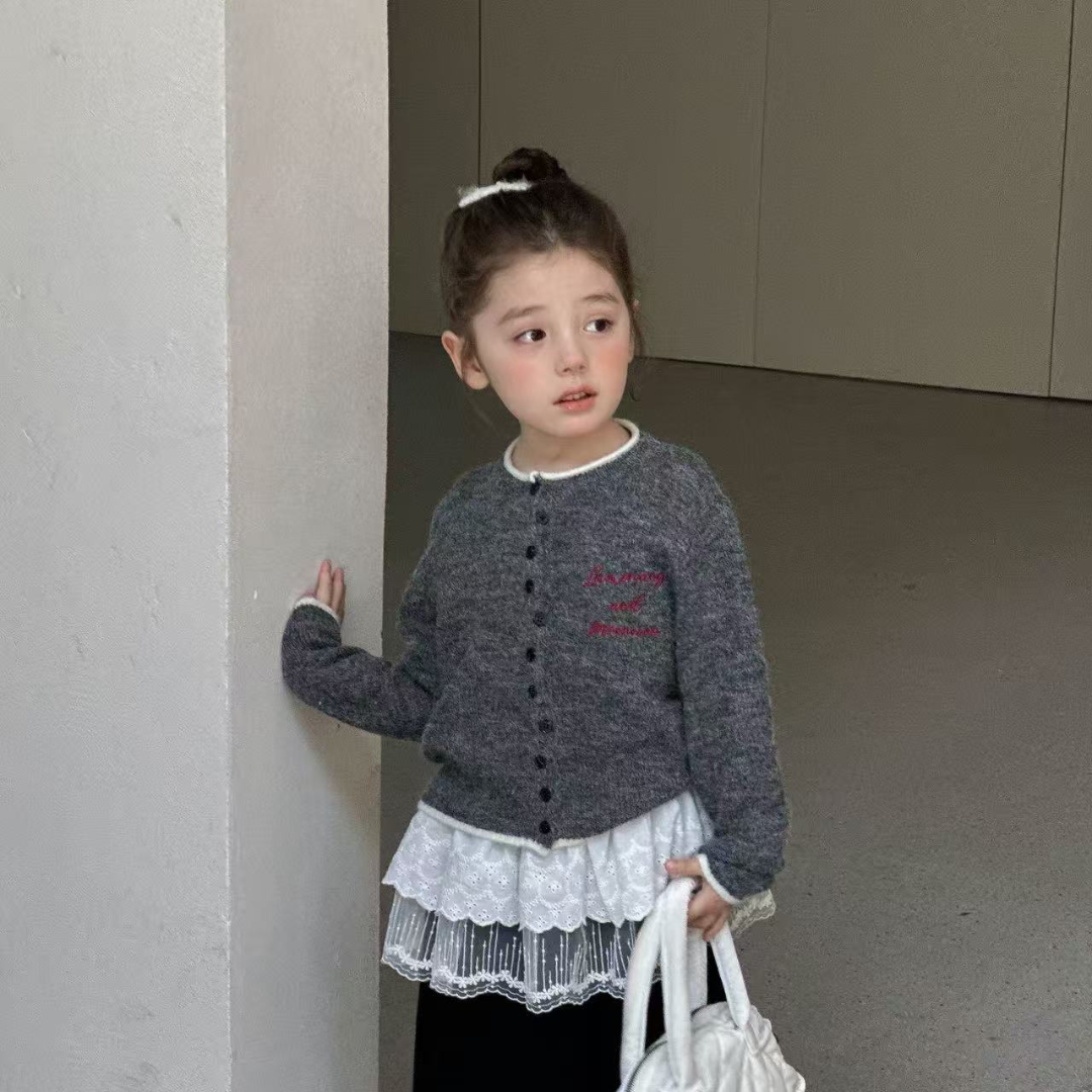 25秋 百搭造型扣毛衣（兩色）