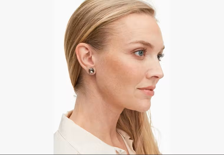 [S] KATE SPADE O0RU0667 KATESPADE EARRING,BLACK/DIAMOND, 98686462809 (SKS1578)