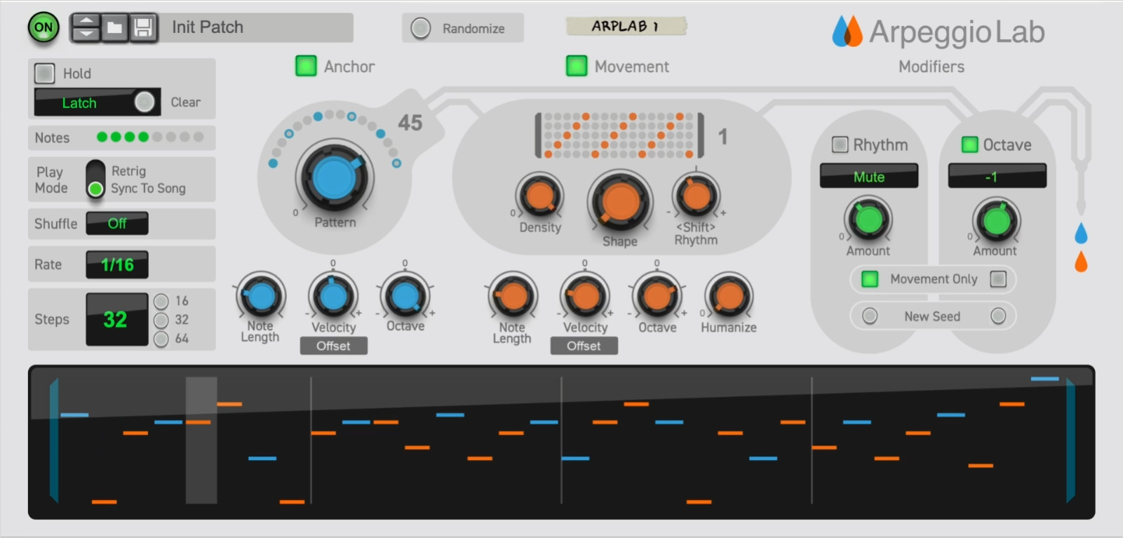 Reason Studios Arpeggio Lab｜模組化琶音器