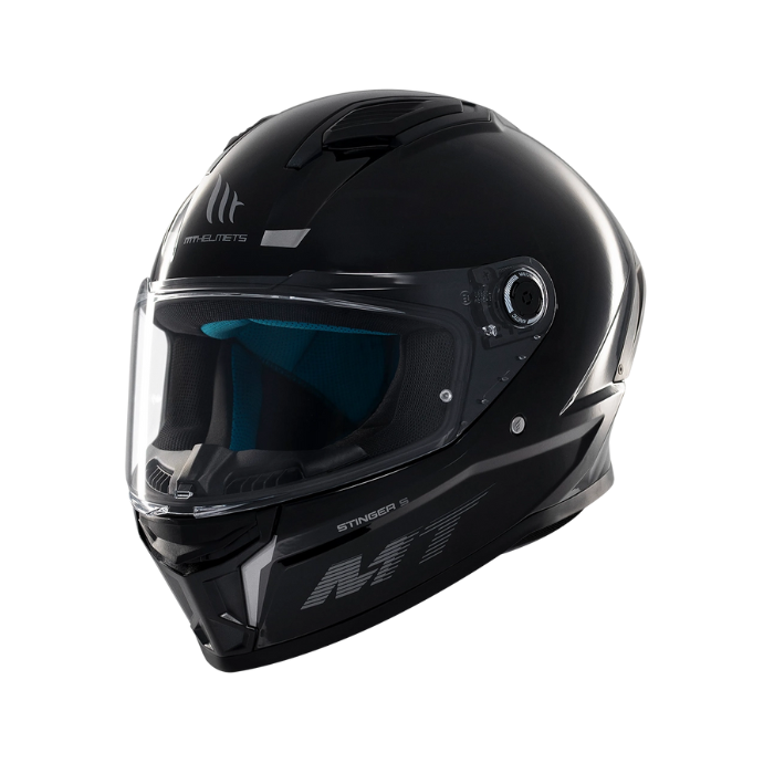 MT HELMETS STINGER 2 SOLID A11 GLOSS BLACK 亮面