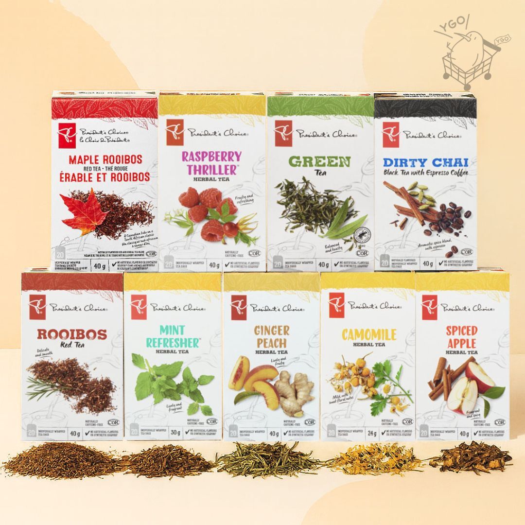 President’s Choice 茶品系列 - 多種草本與紅茶選擇