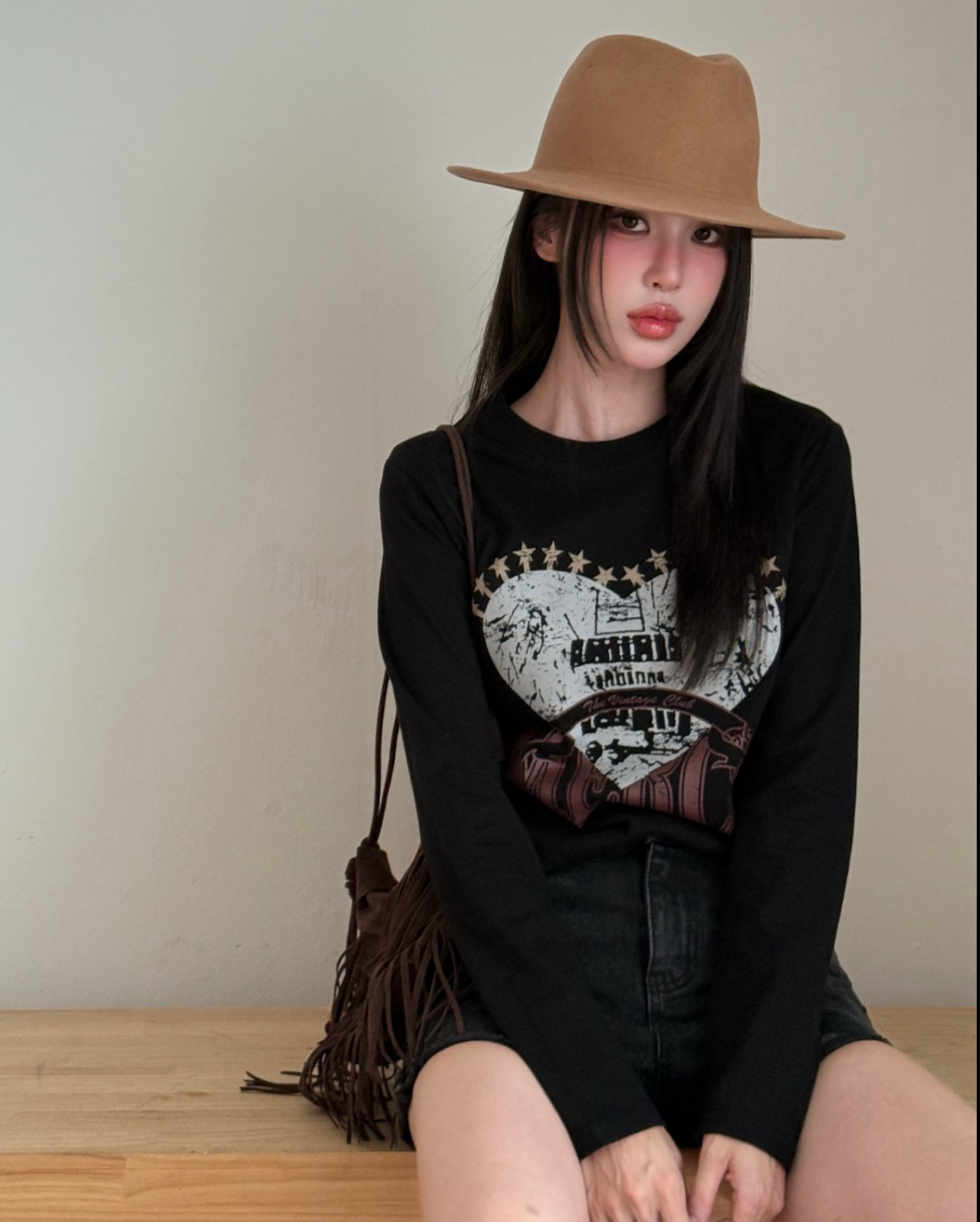 KR MERCI HEART TSHIRT (3 COLORS)