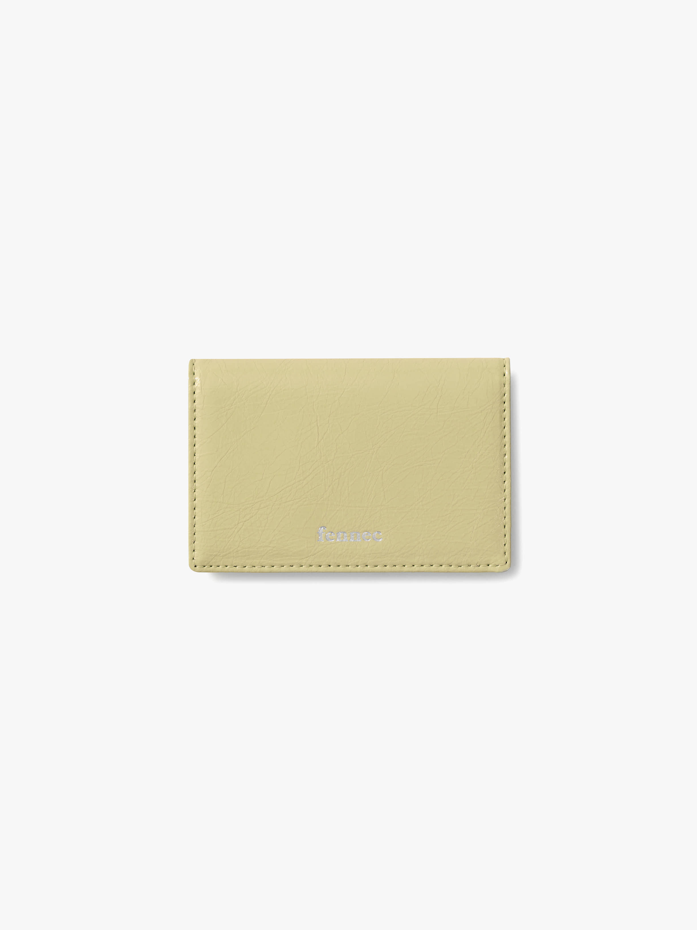 fennec - CRINKLE SOFT CARD CASE (SOFT OLIVE)