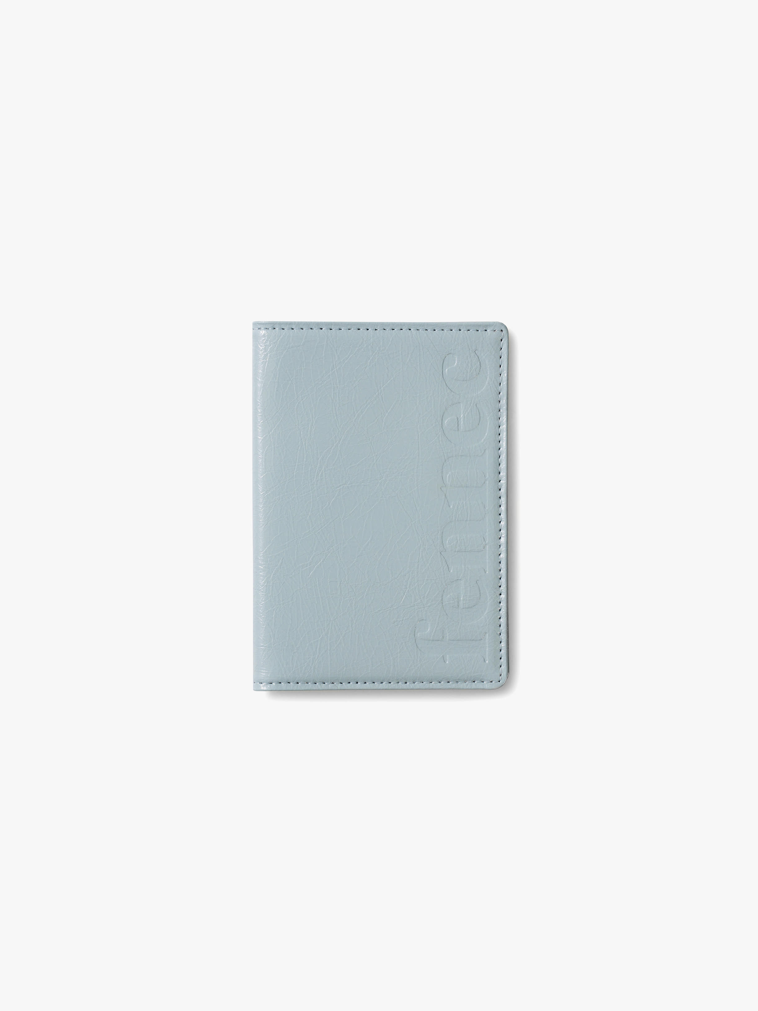 fennec - CRINKLE PASSPORT CASE (HAZE BLUE)