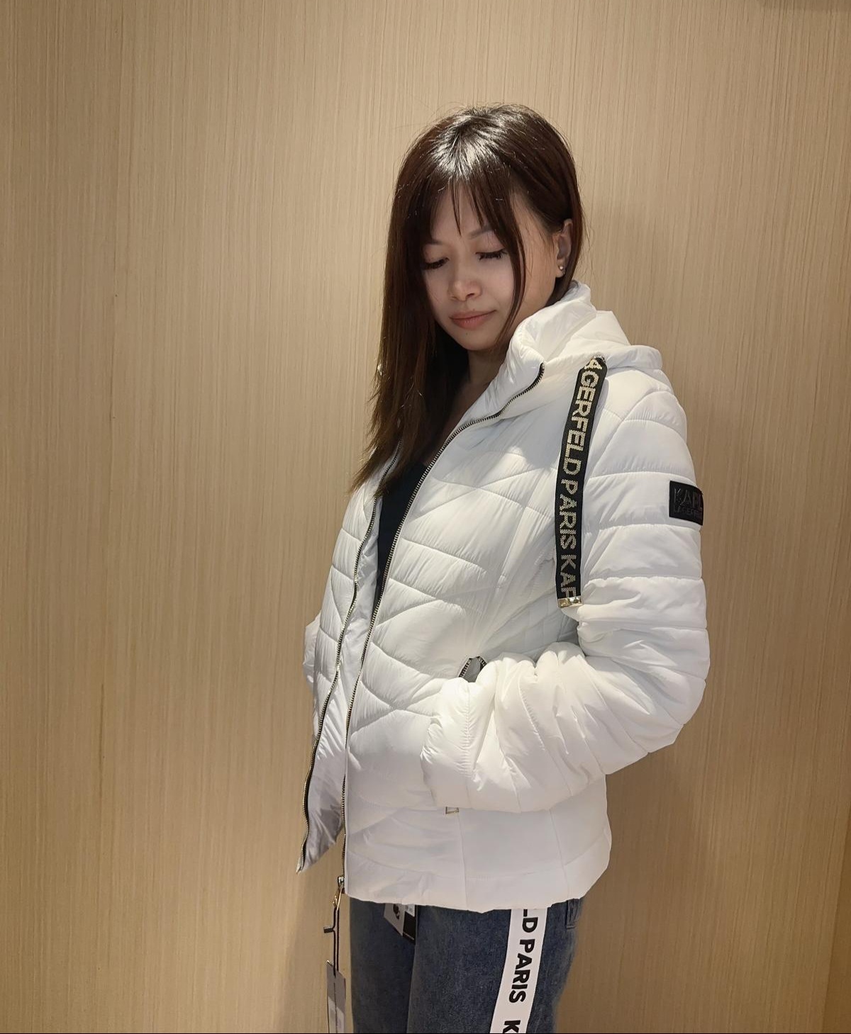 Karl 長袖夾綿外套 女款