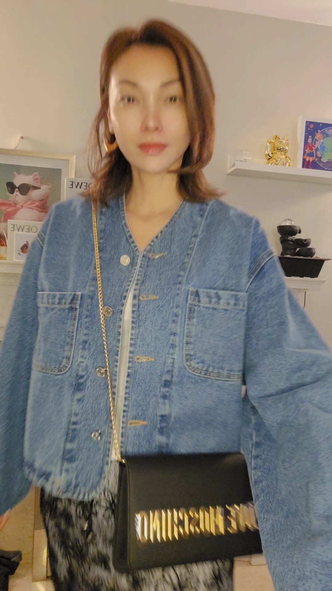 英國代購 (獨立訂單)-LOVE MOSCHINO cross body bag