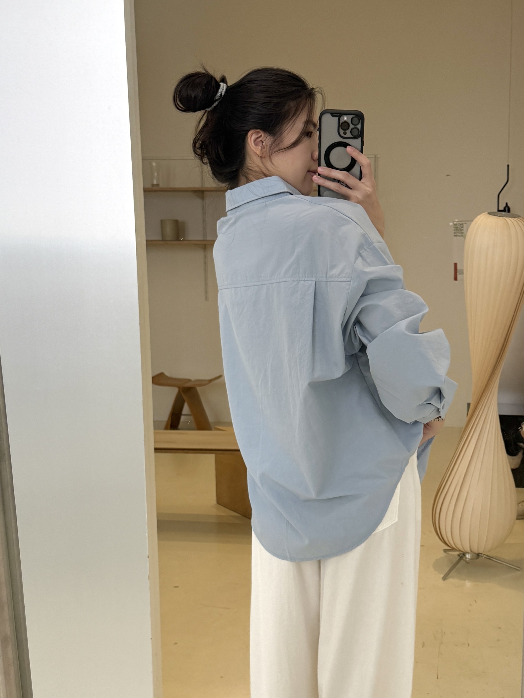 百搭率性寬版襯衫