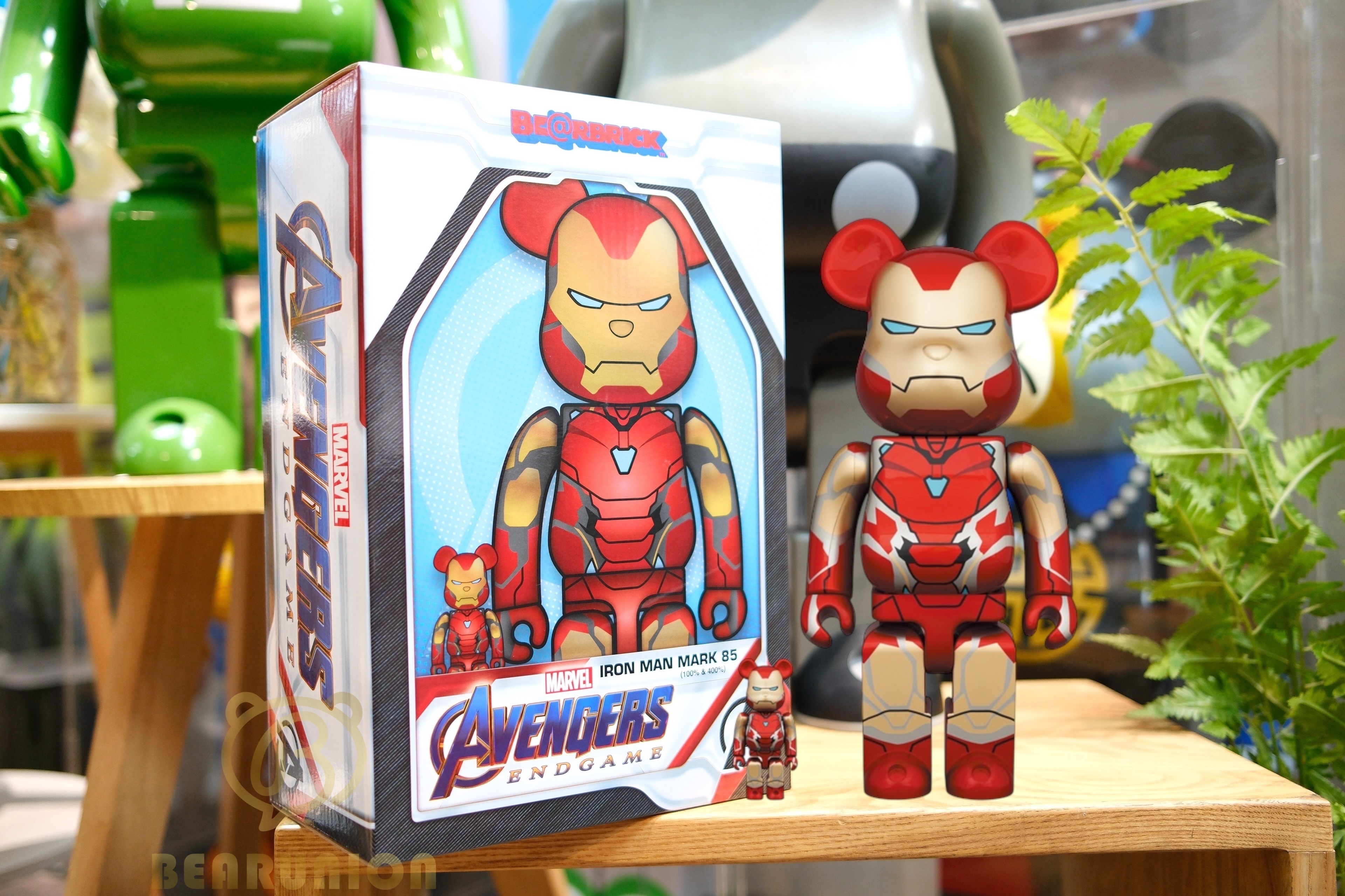 🥇現貨🥇Bearbrick 400% 100% IRONMAN MARK 85