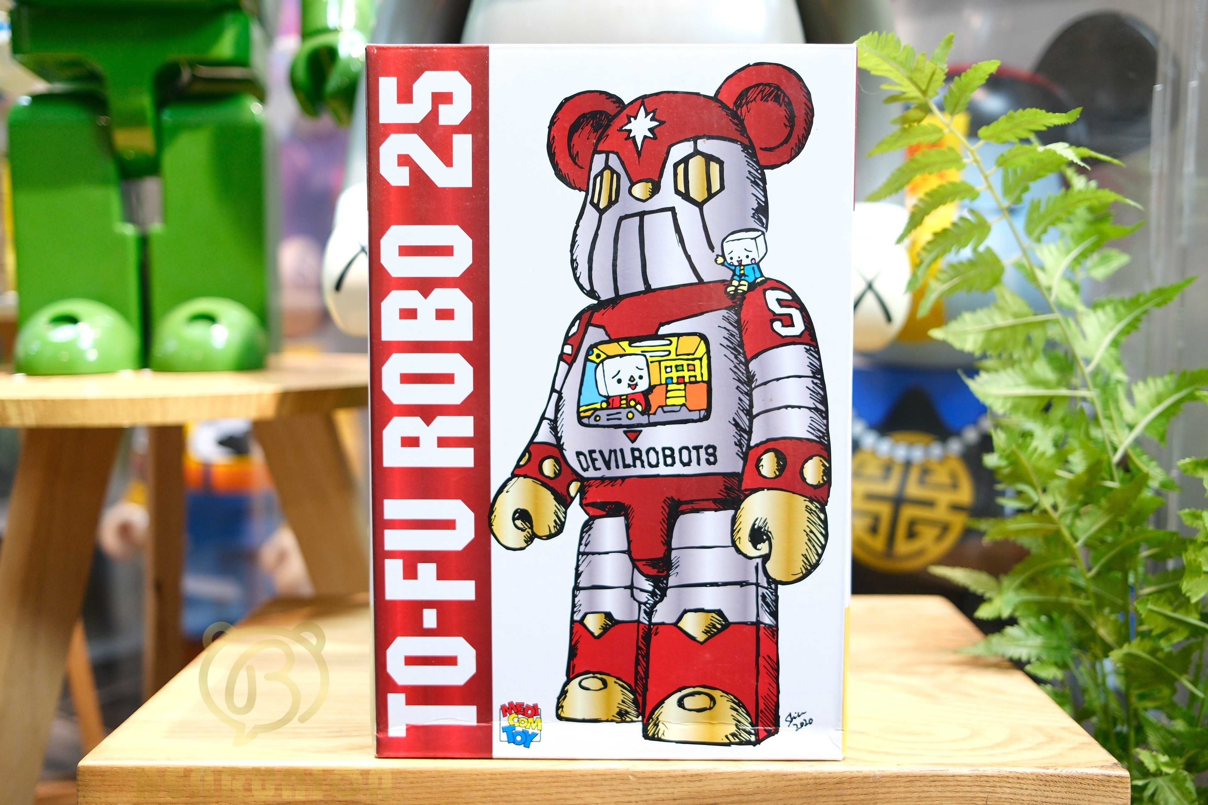 🥇現貨🥇bearbrick 400% 100% Tofu Singapore Robot 25