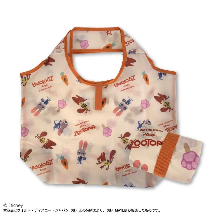 JP Zootopia 密集式環保袋 橙 5447 OS250905