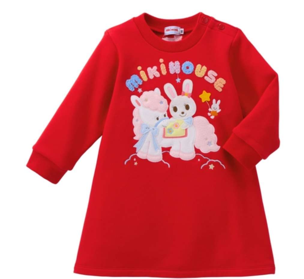 MH 馬年新年小兔連衣裙