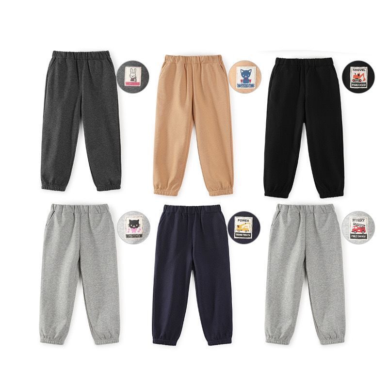 2025 兒童棉圈束腿休閒長褲 100-150cm