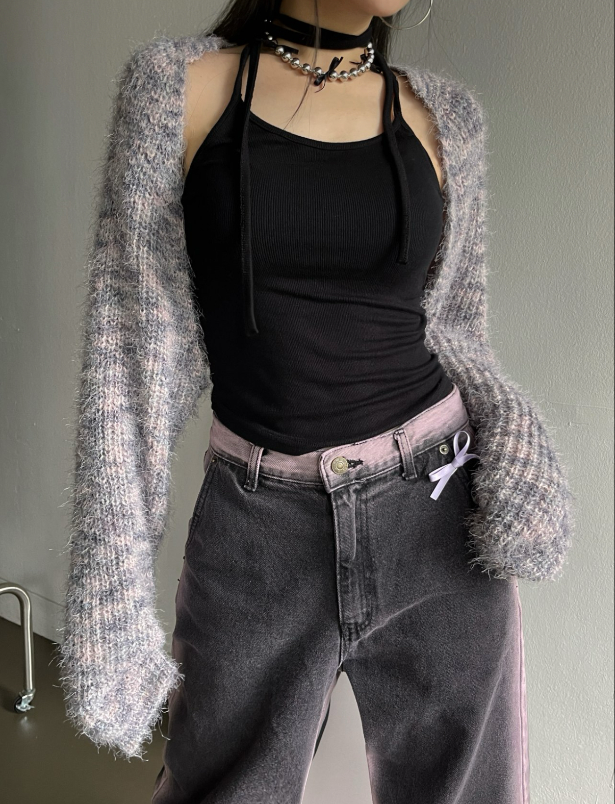 KR MIXED CROP CARDIGAN (5 COLORS)