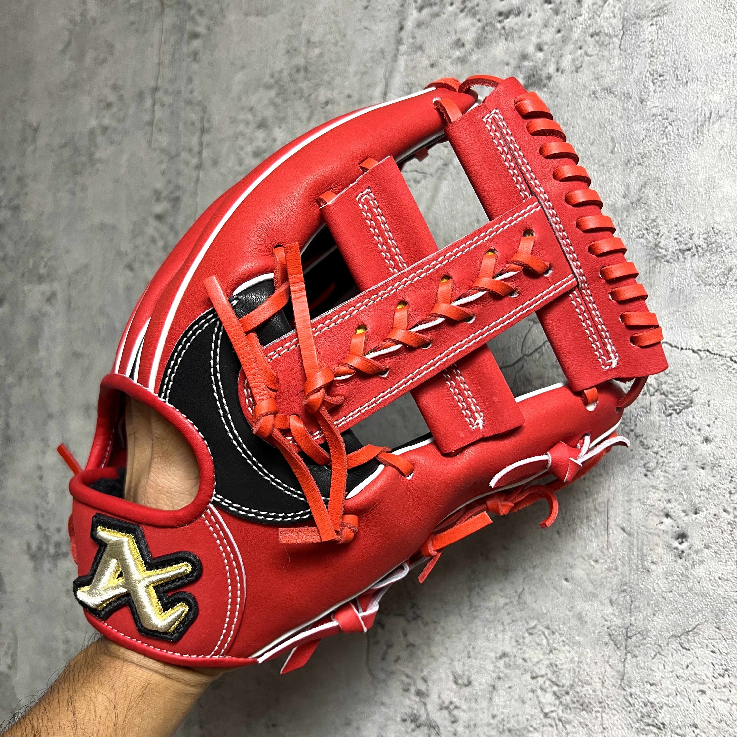 ATOMS 瘋牛特別限定款 大內野 十字檔 和牛 硬式内野 AKG-6CS