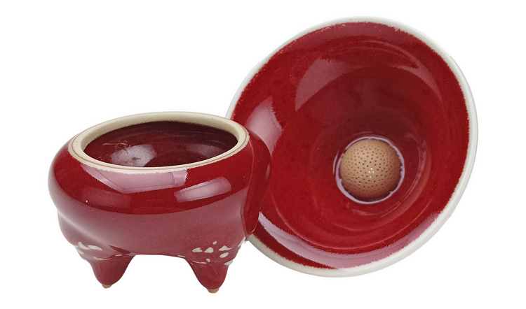 鹿港窯禮品館｜古釉樽龍杯茶漏系列｜汝窯・銅紅・鈞窯｜品茗雅器・茶席美學