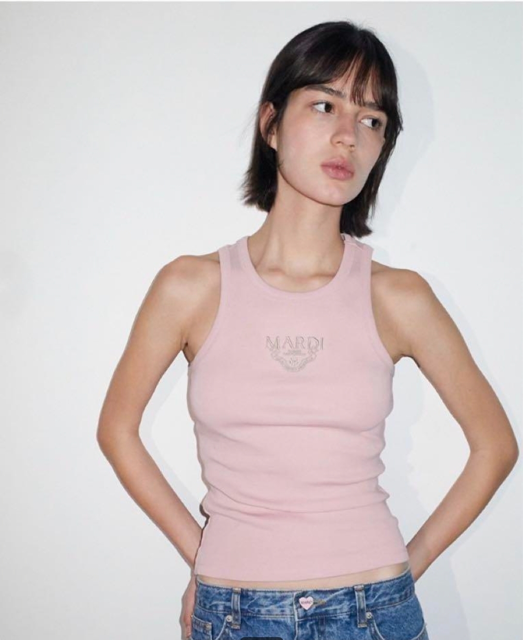 現貨清貨 🇰🇷 韓國 Mardi Mercredi LOGO背心 (K5/BR165) 【清貨貨品不設退換】